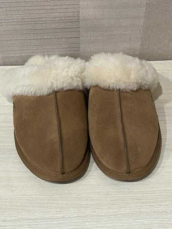 Ugg! оригинал, тапочки шльопанцы комнатные на овчине натуральные