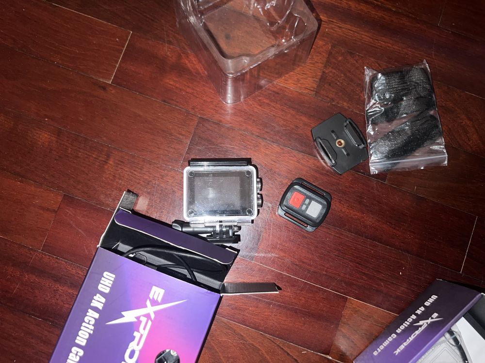 Câmera de ação Exprotrek, 4k