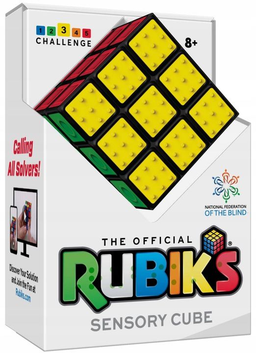Kostka Rubika 3x3 Sensoryczna Układanka Logiczna Z Wzorami Rubik's Sen