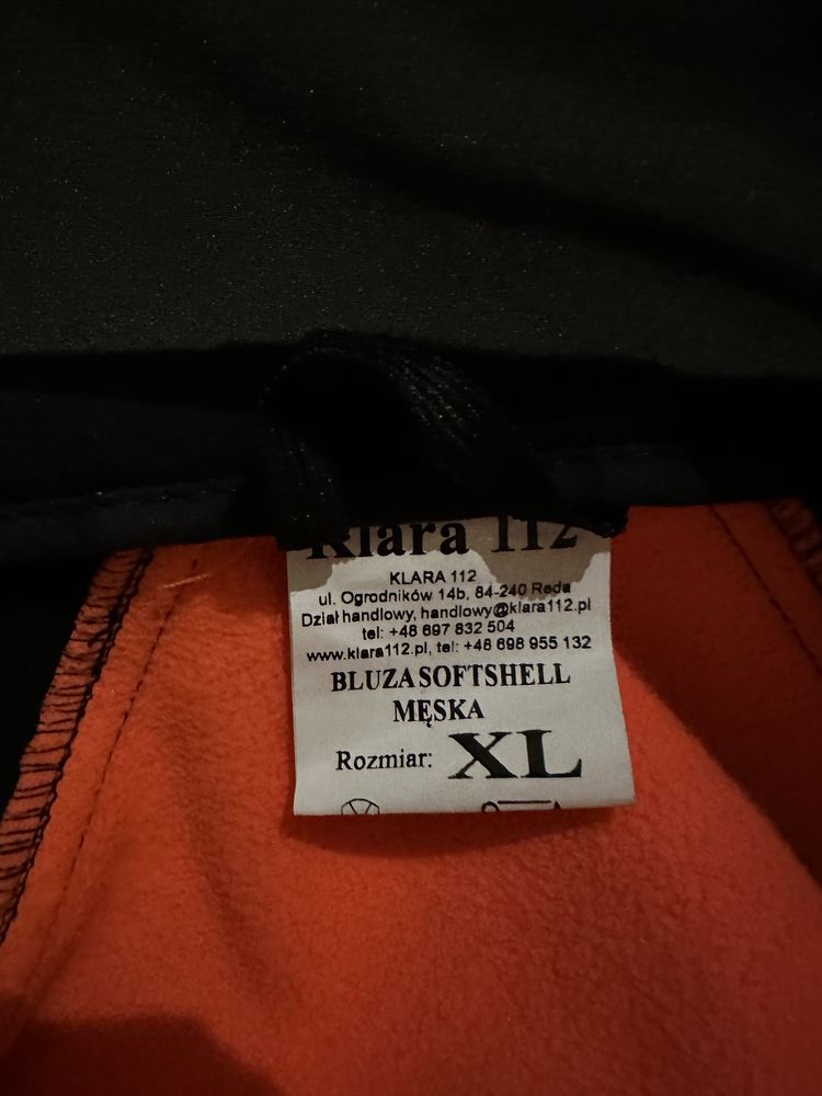 Kurtka ratownik - softshell fluo