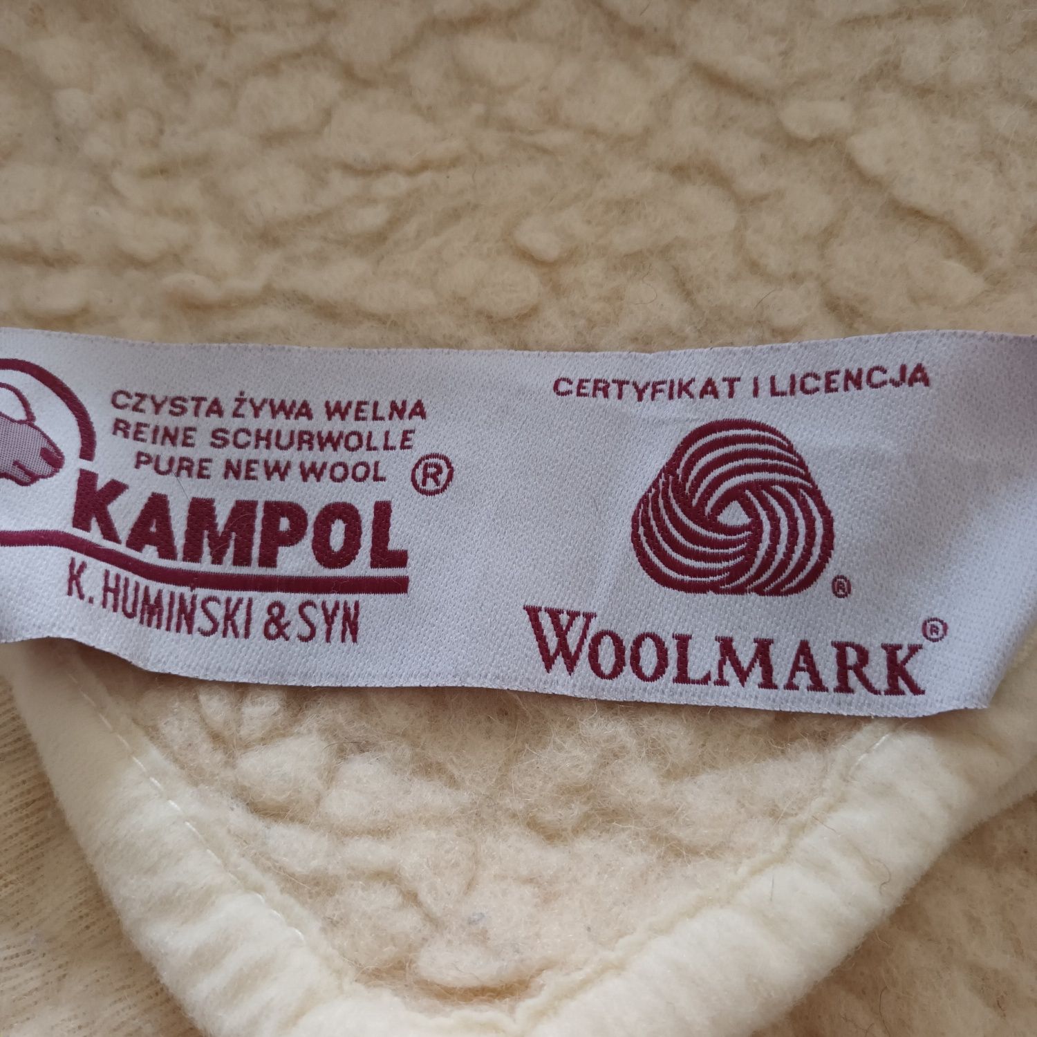 Pled wełniany WOOLMARK