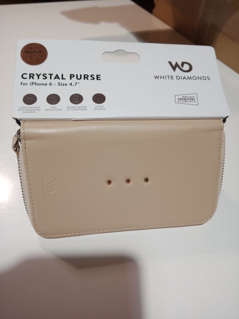 Portmonetka Etui na telefon WHITE DIAMONDS Nowa Wyprzedaz