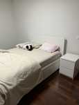 Cama MALM ikea c/4 gavetões, branco/Lönset, 160x200 cm