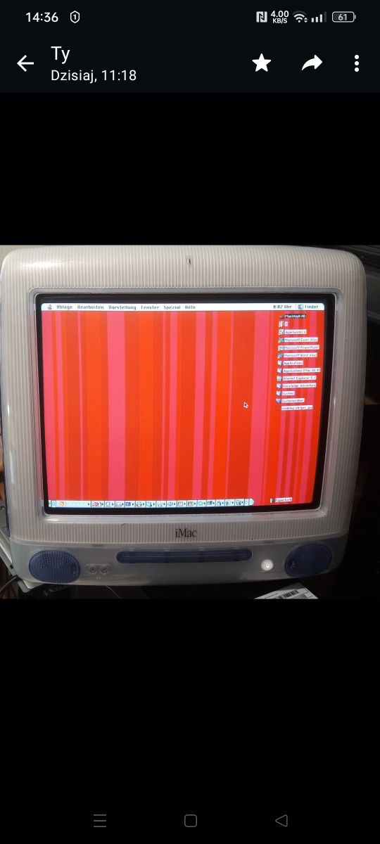 Komputer retro iMac m5521 G3