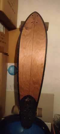 Skate longboard pintail