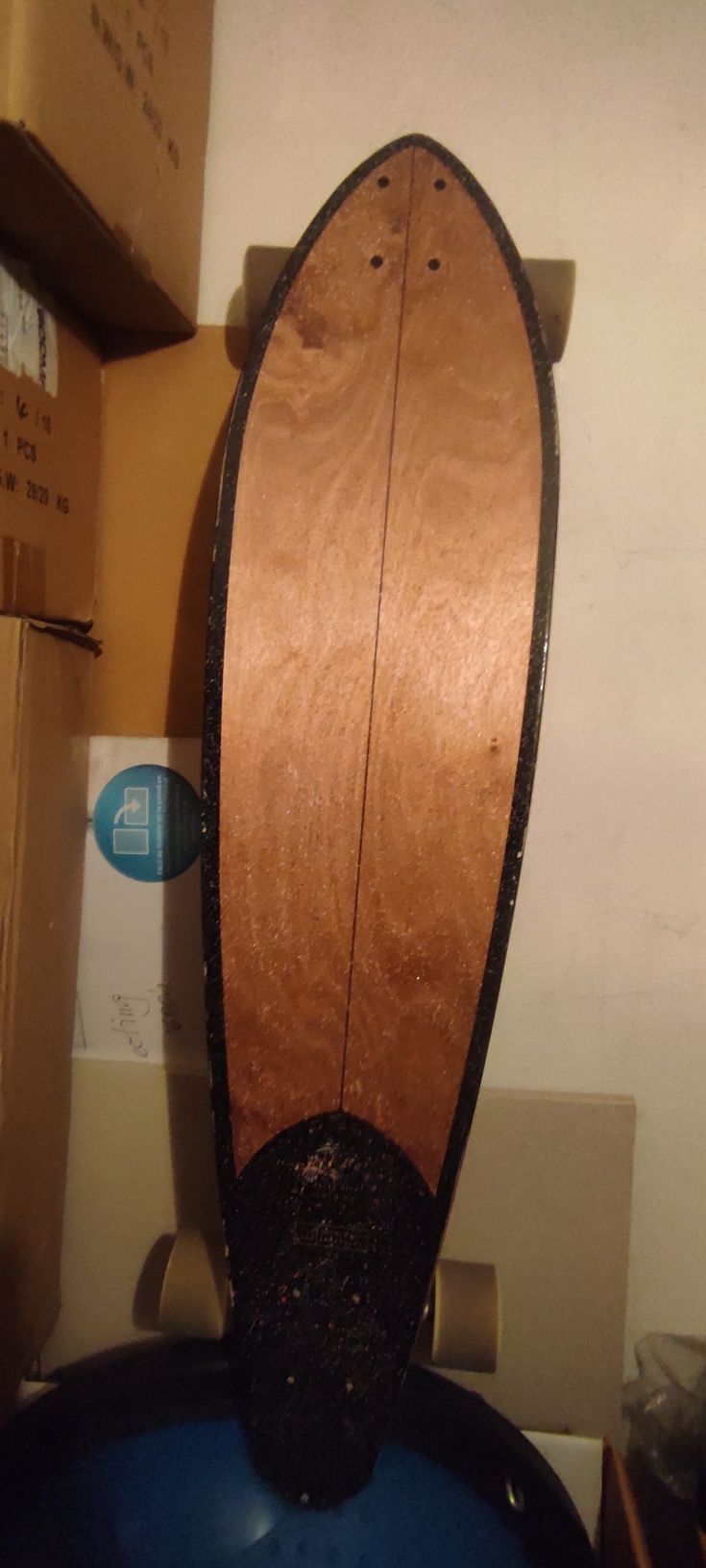 Skate longboard pintail