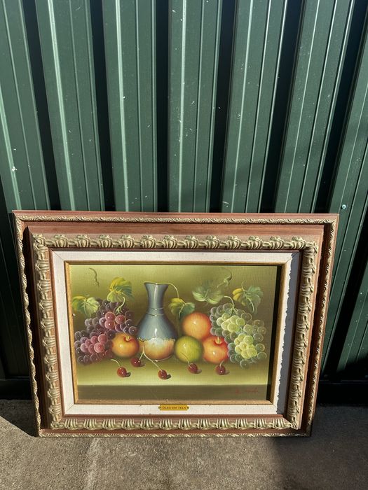 Pintura a óleo em tela