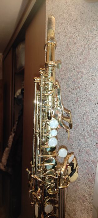 Саксофон сопрано Китай без назви+ мундштук Vandoren s15