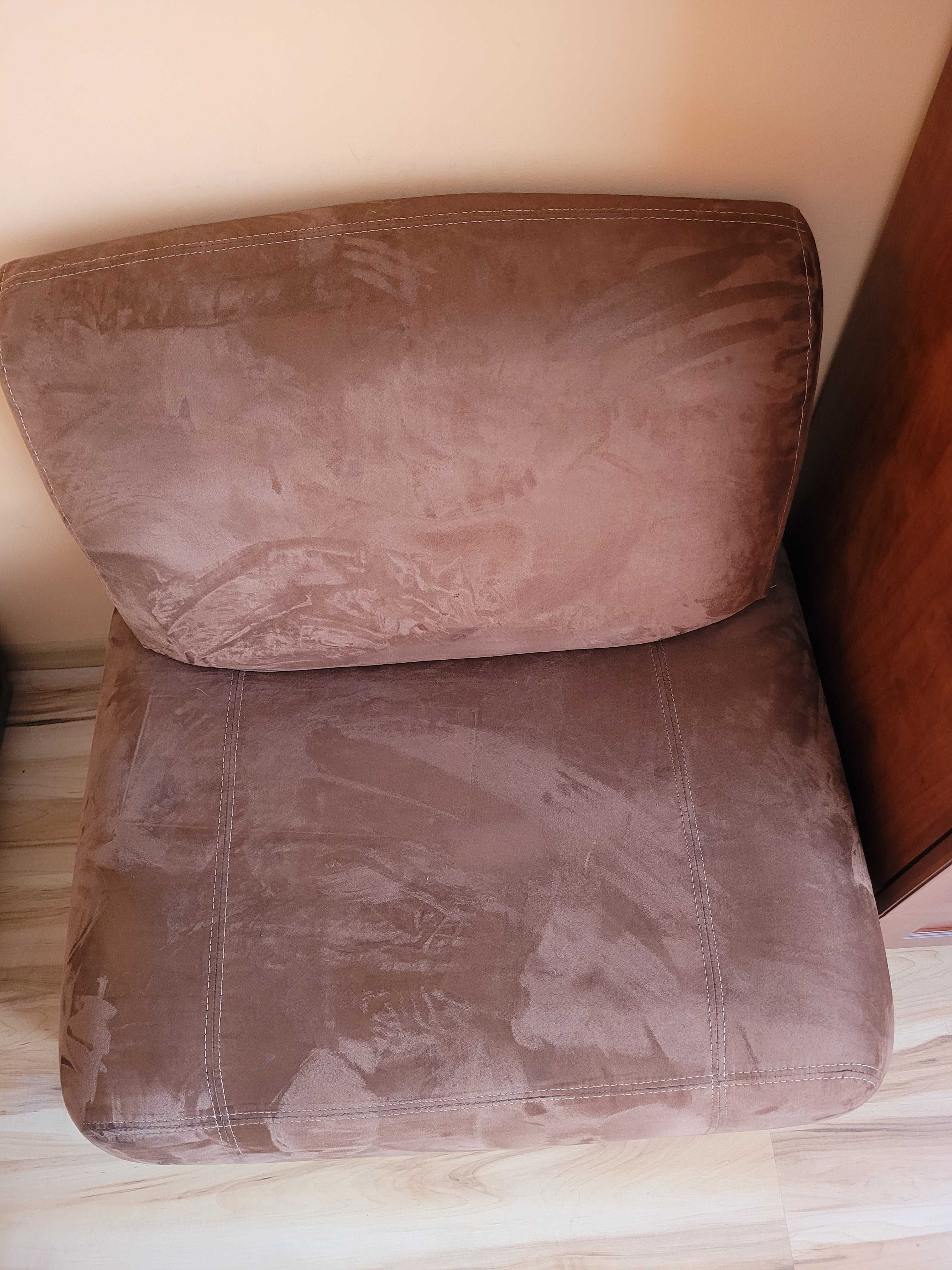 Fotel  czekoladowy