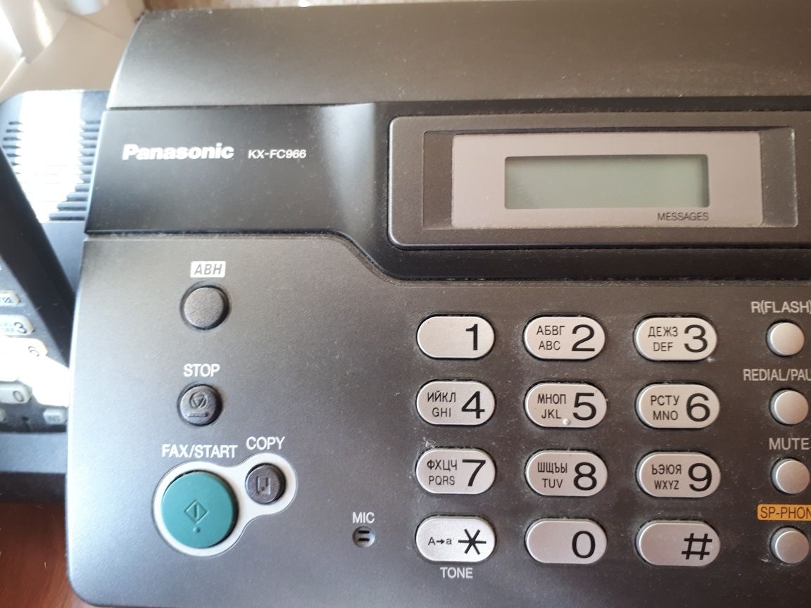 Радиотелефон+факс Panasonic KX-FC 966