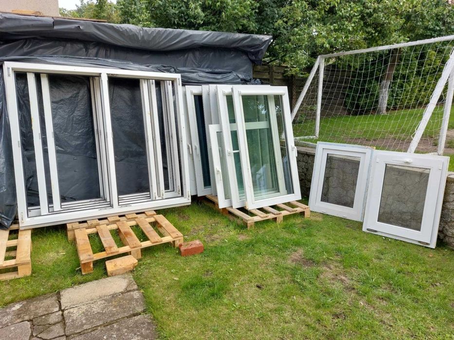 Okna Plastikowe PVC z demontażu, 157x140 i 107x140
