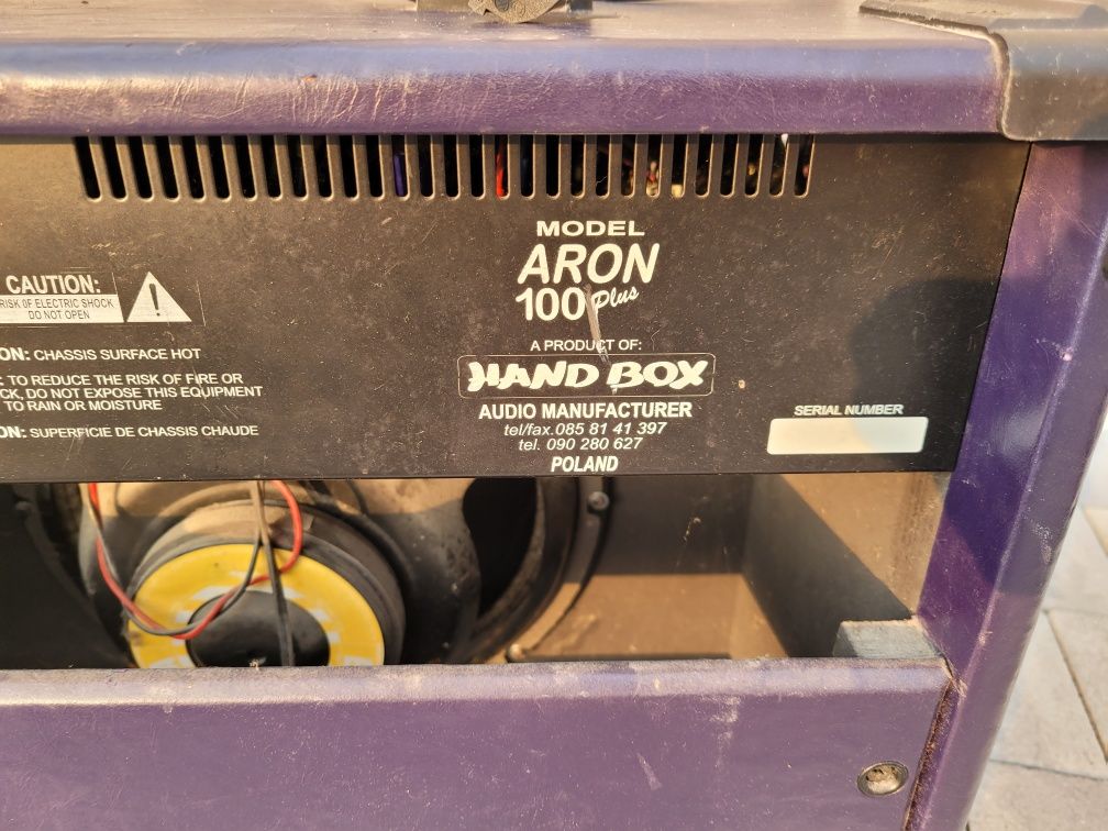 Wzmacniacz gitarowy Hand Box Aron 100 plus