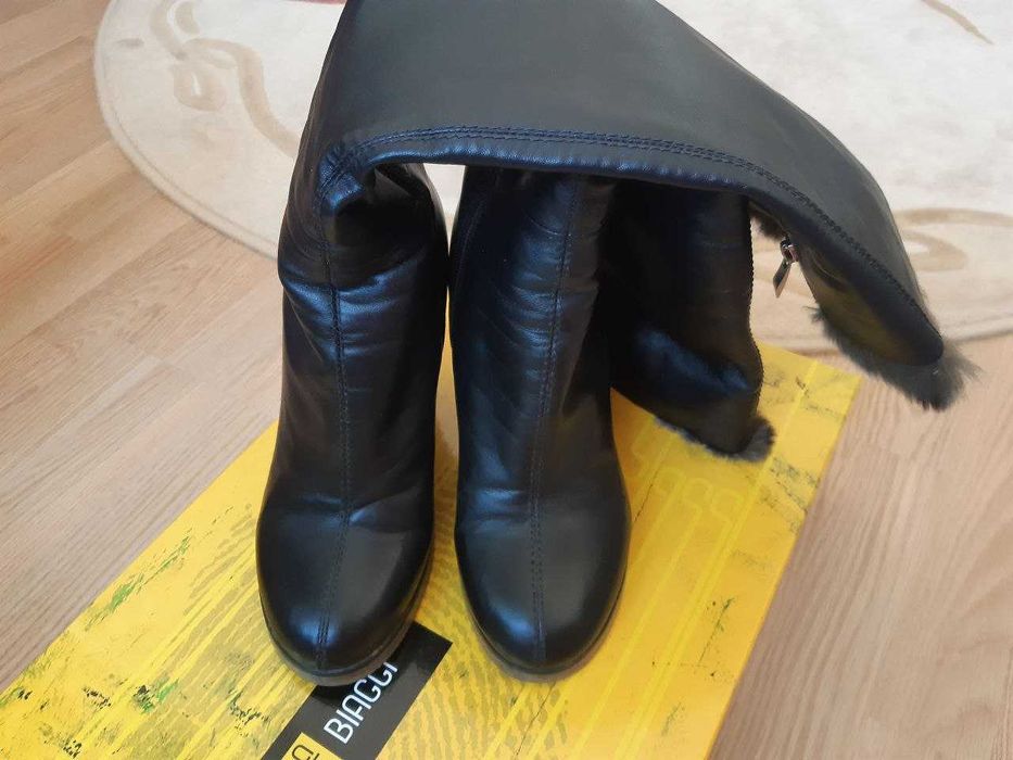 Сапоги  Antonio Biaggi , кожа.