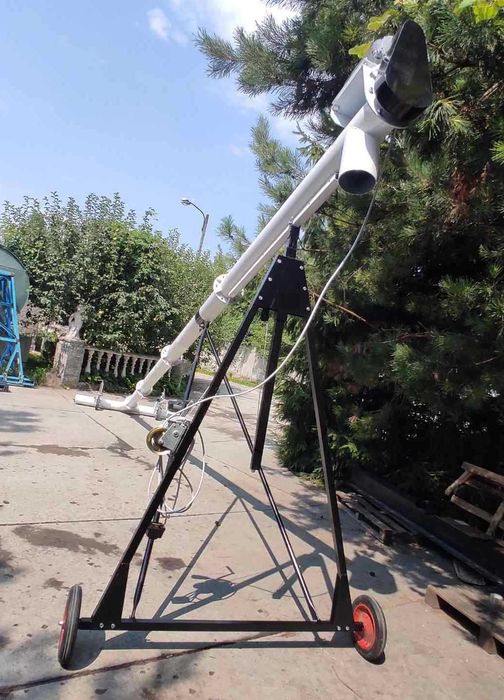 Шнековый погрузчик с подборщиком 159мм*8м. Транспортер. Конвейер. Шнек