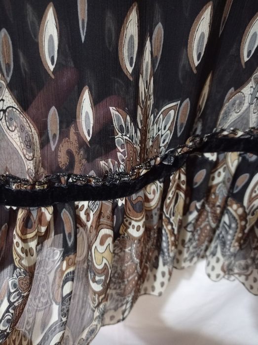 Blusa, Foglie Rosse, tamanho M