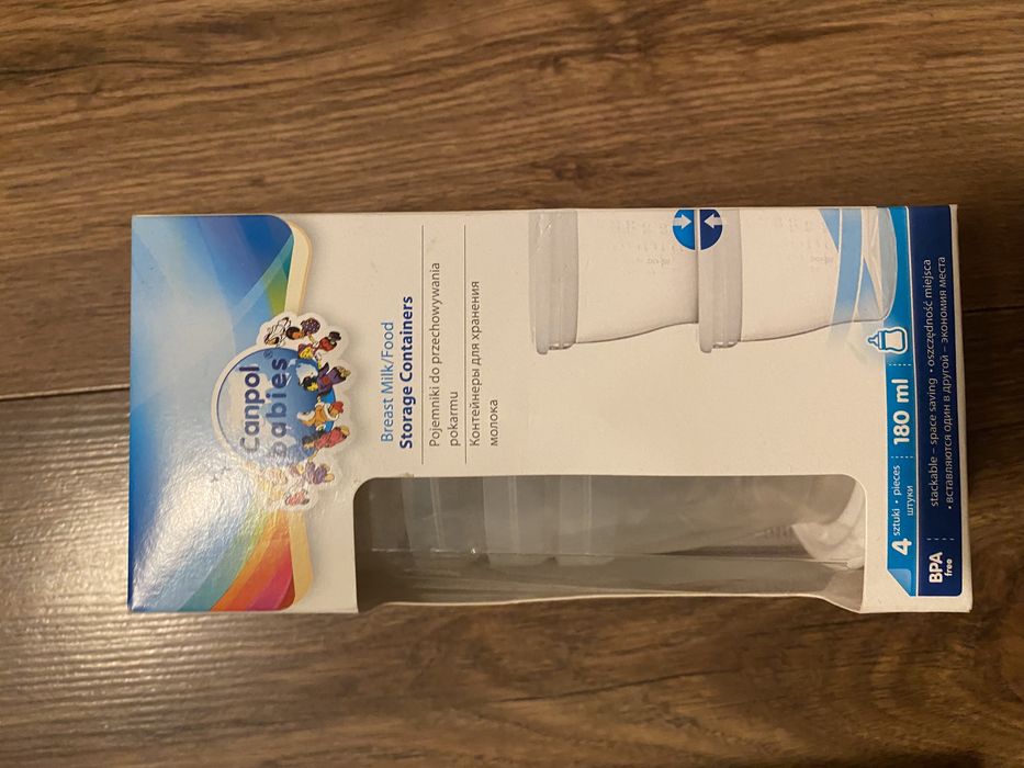 Pojemniki na mleko 12 szt NOWE canpol/babyono