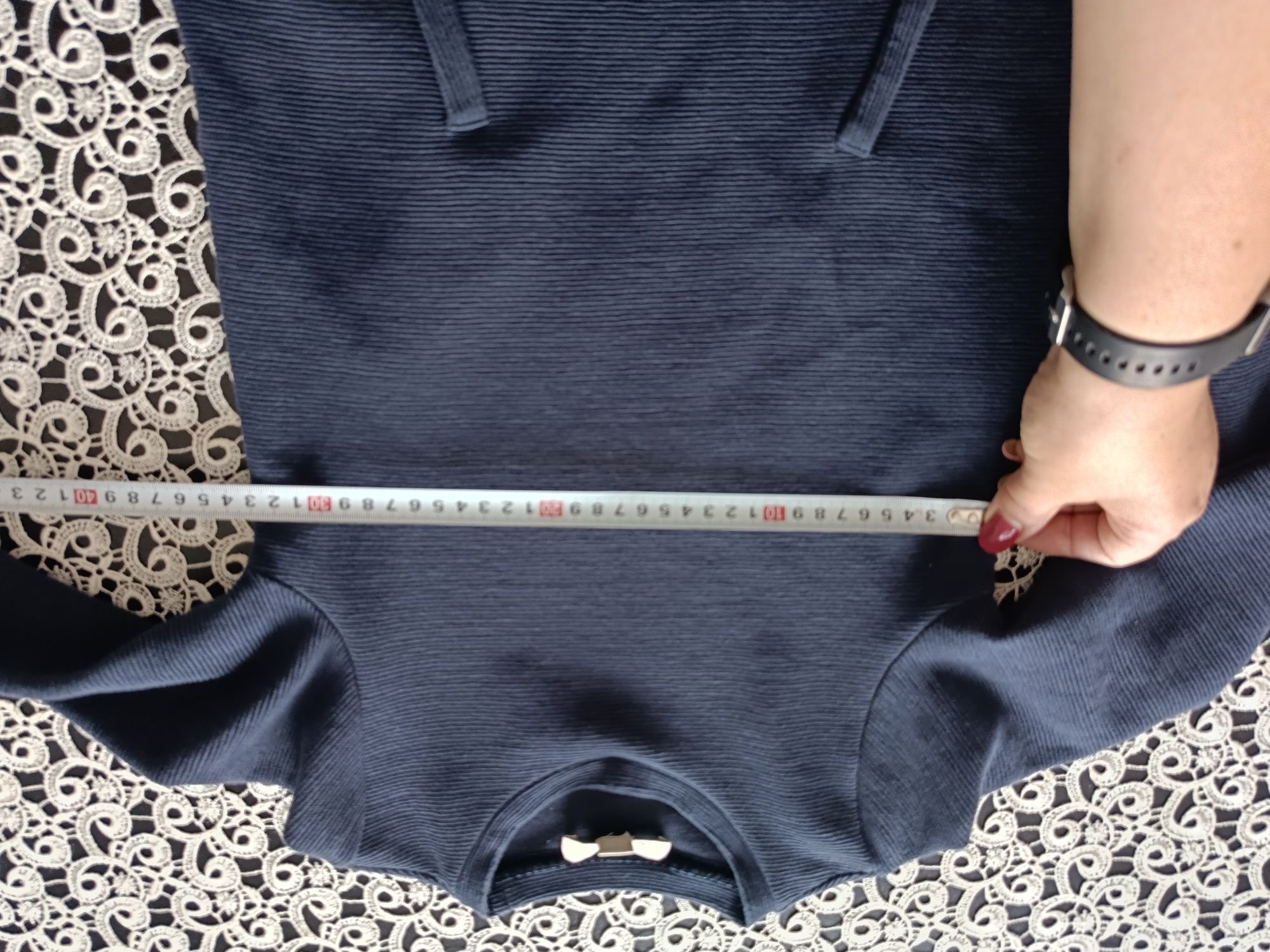 Sukienka granatowa massimo dutti 128 134