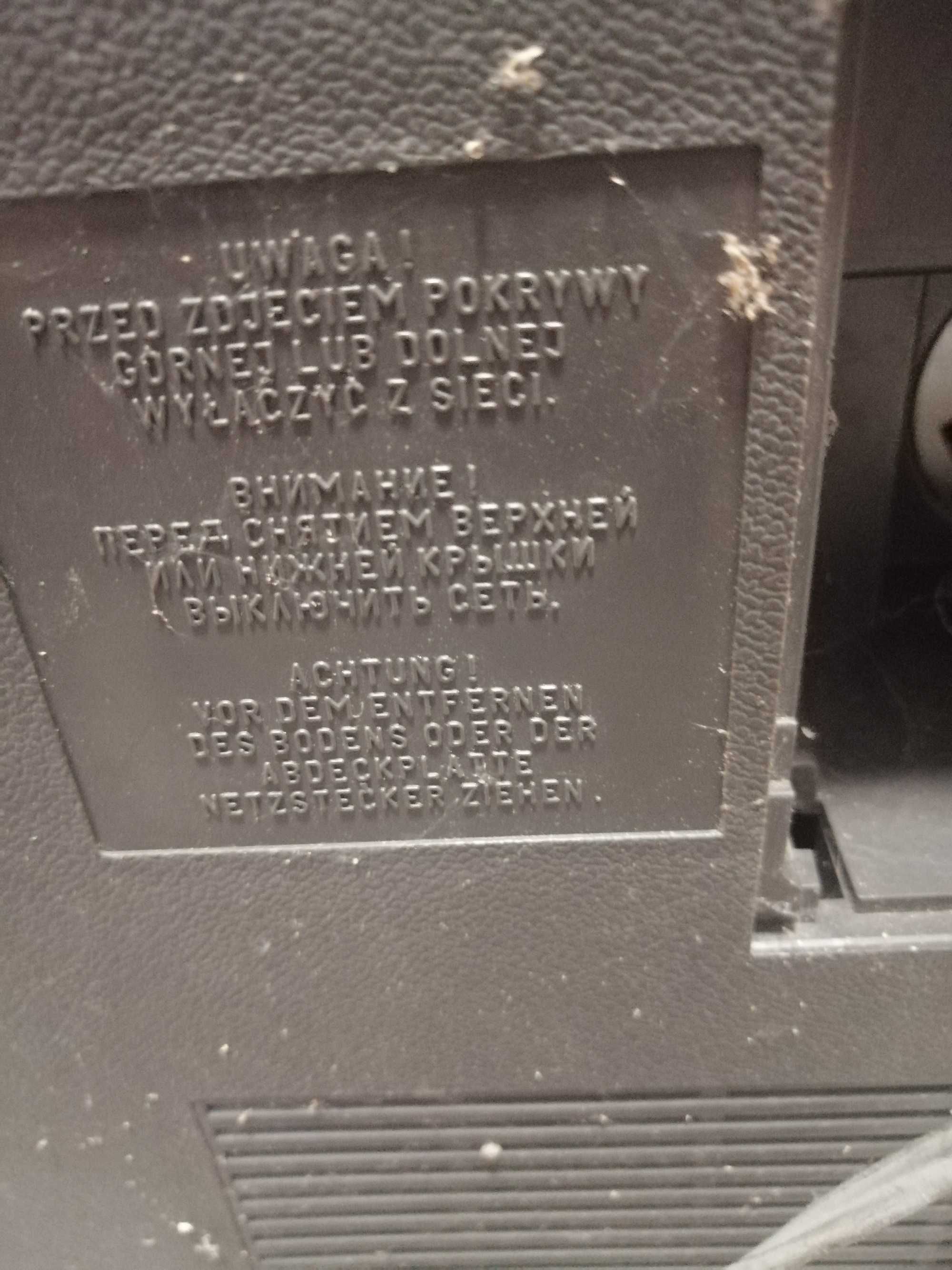 Magnetofon szpulowy Unitra Grundik PRL
