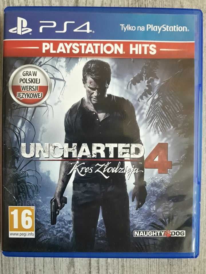 Gra Uncharted 4 Kres złodzieja PS4/PS5 Polska Wersja Playstation