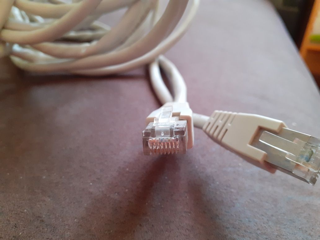 Kabel Sieciowy  LAN Ethernet   RJ45 CAT5E WTYKI