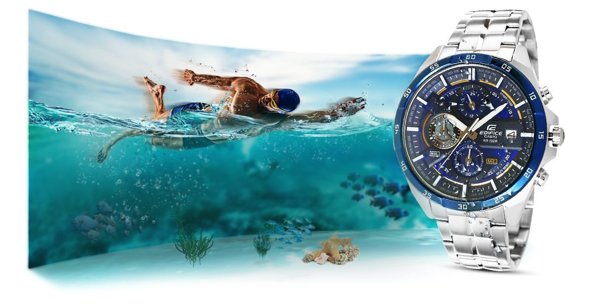 zegarek męski casio edifice efr-556db-2avuef 10 bar + box