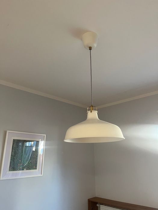 2x Lampa wisząca IKEA RANARP – kremowa, stan idealny