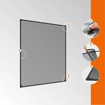 Moskitiera siatka na okno Windhaker 100x120cm