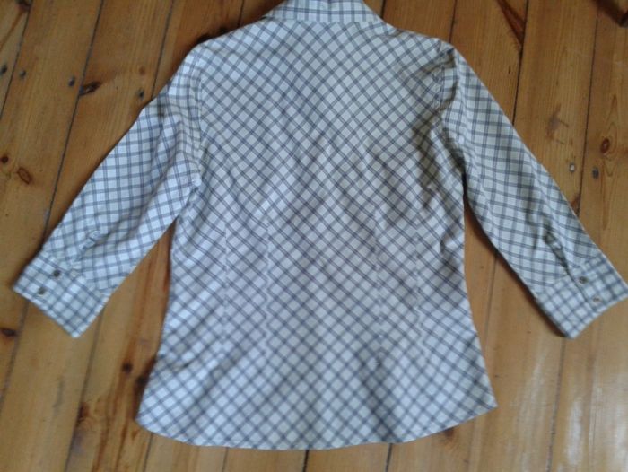 Bluzka koszulowa w kratę H&M Roz. M