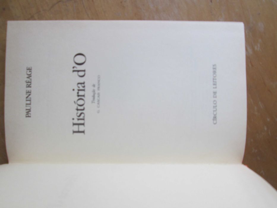 História d'O, de Pauline Reage