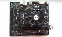 материнская плата + охлад + проц AsRock FM2A68 DG3+ рабочая с нюансом