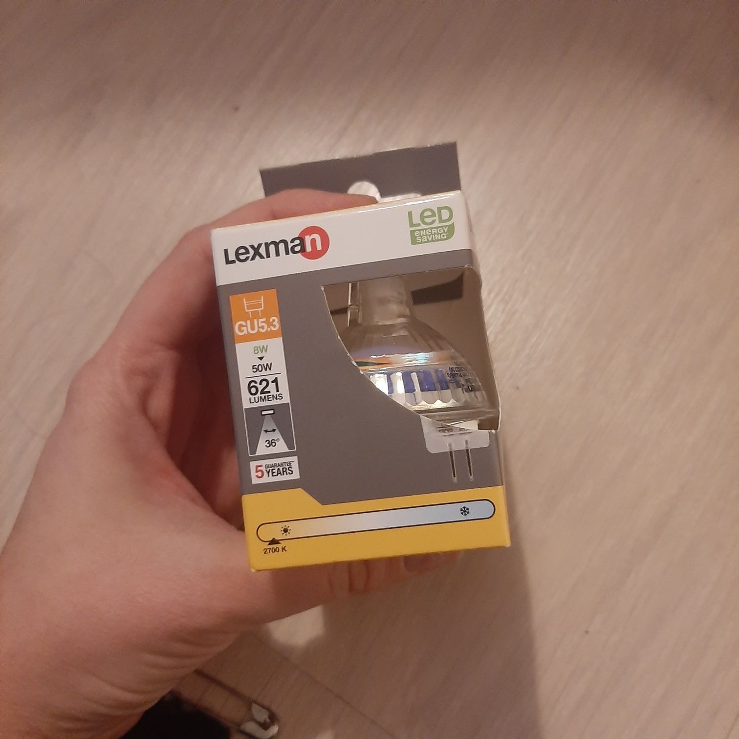 Lexman led żarówka GU5.3 622 lumens