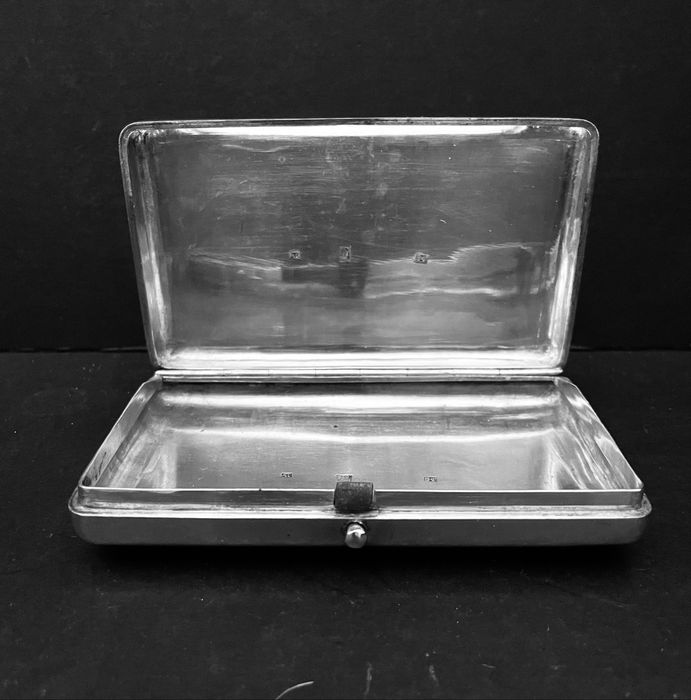 Caixa prata Rússia Imperial Séc. XIX. Contraste 1864