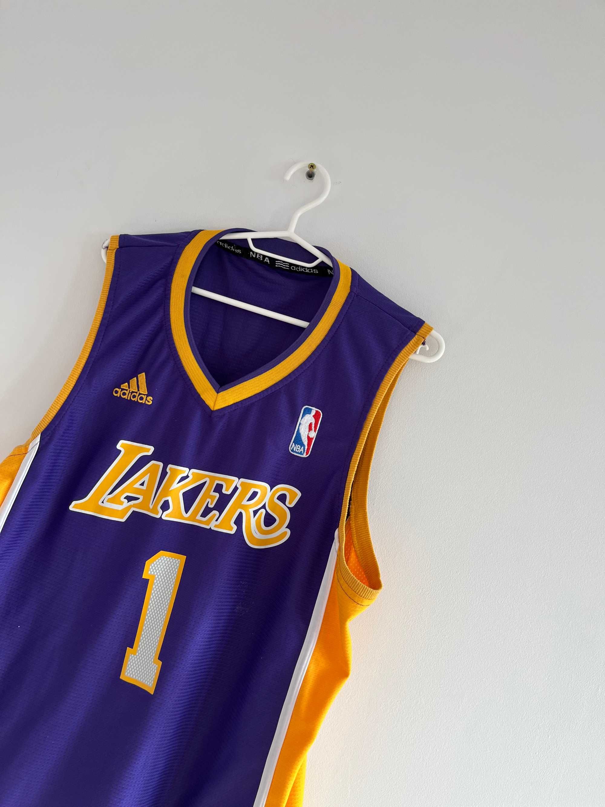 Koszulka do koszykówki Adidas Los Angeles Lakers Russel S