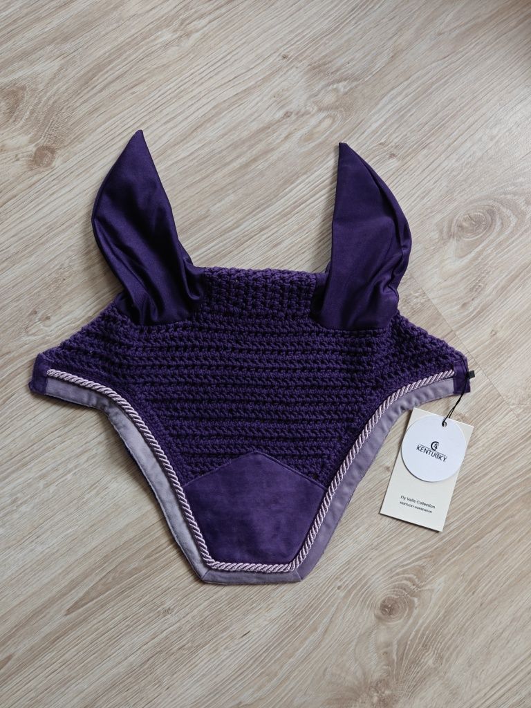 Nowe nauszniki Kentucky Velvet contrast Violet Full