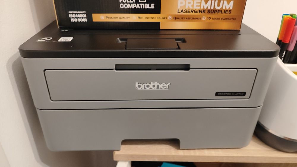 BROTHER HL-L2312D  druk dwustronny+4 x nowe tonery po 3000str