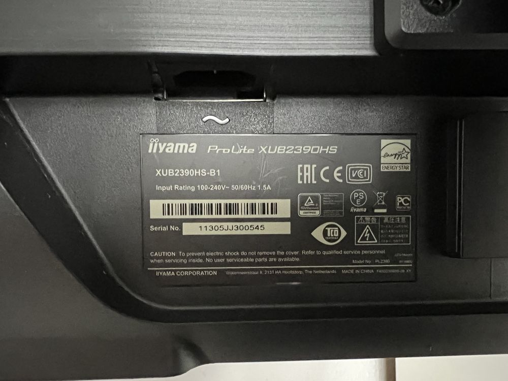 Monitor 23” liyama Prolite XUB2390HS-B1