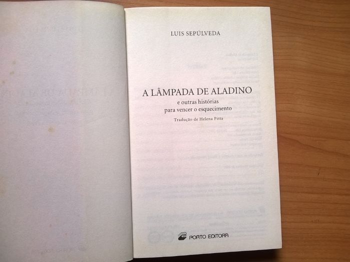 A Lâmpada de Aladino (1.ª ed.) - Luís Sepúlveda