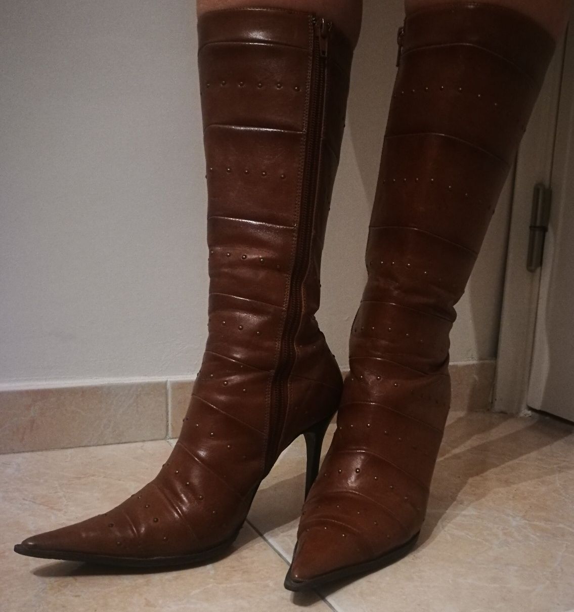 Botas cano alto senhora