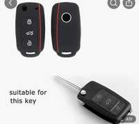 Capa silicone para chave automóvel