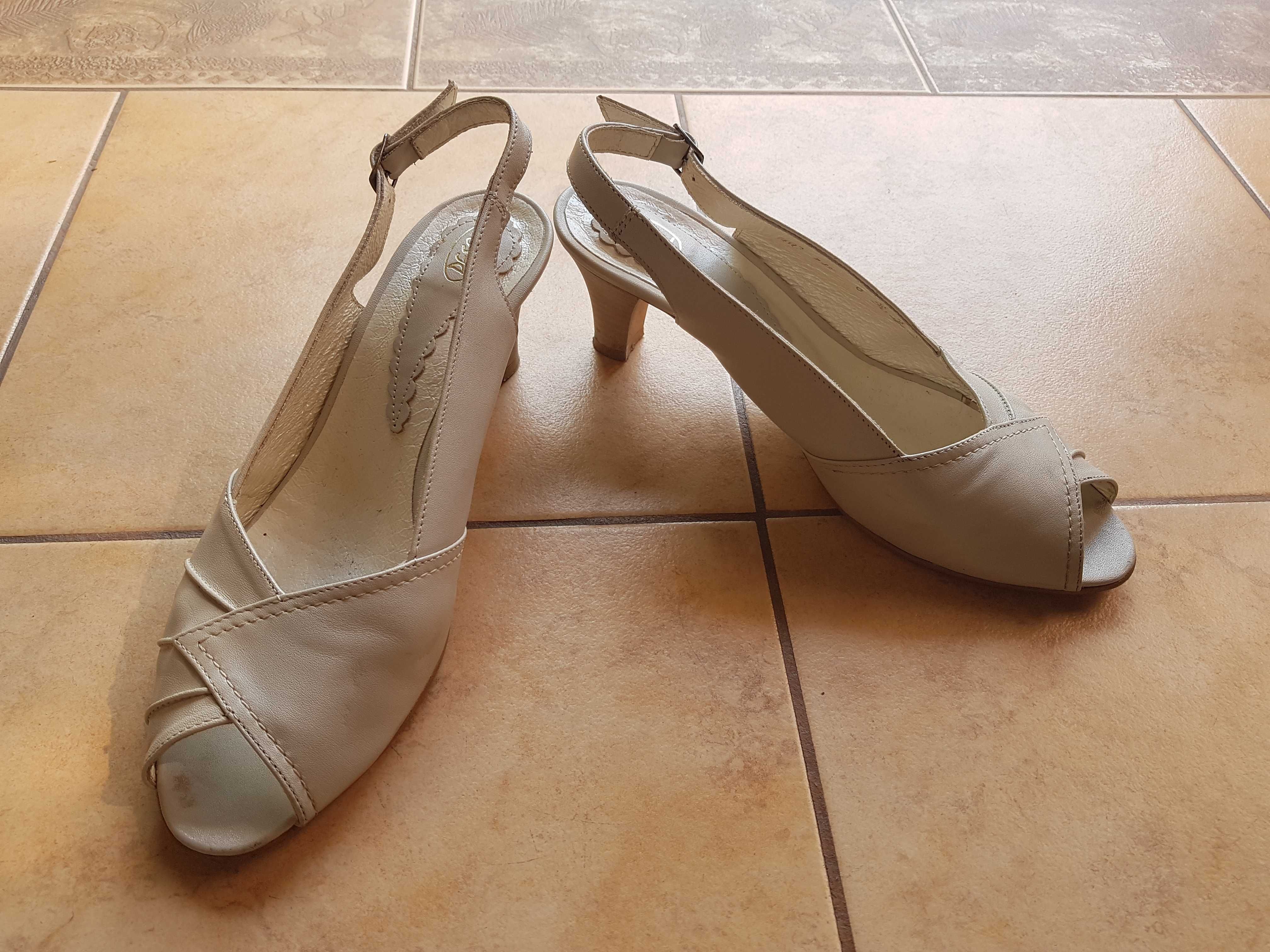 Buty damskie szpilki letnie 40 chrzest komunia wesele