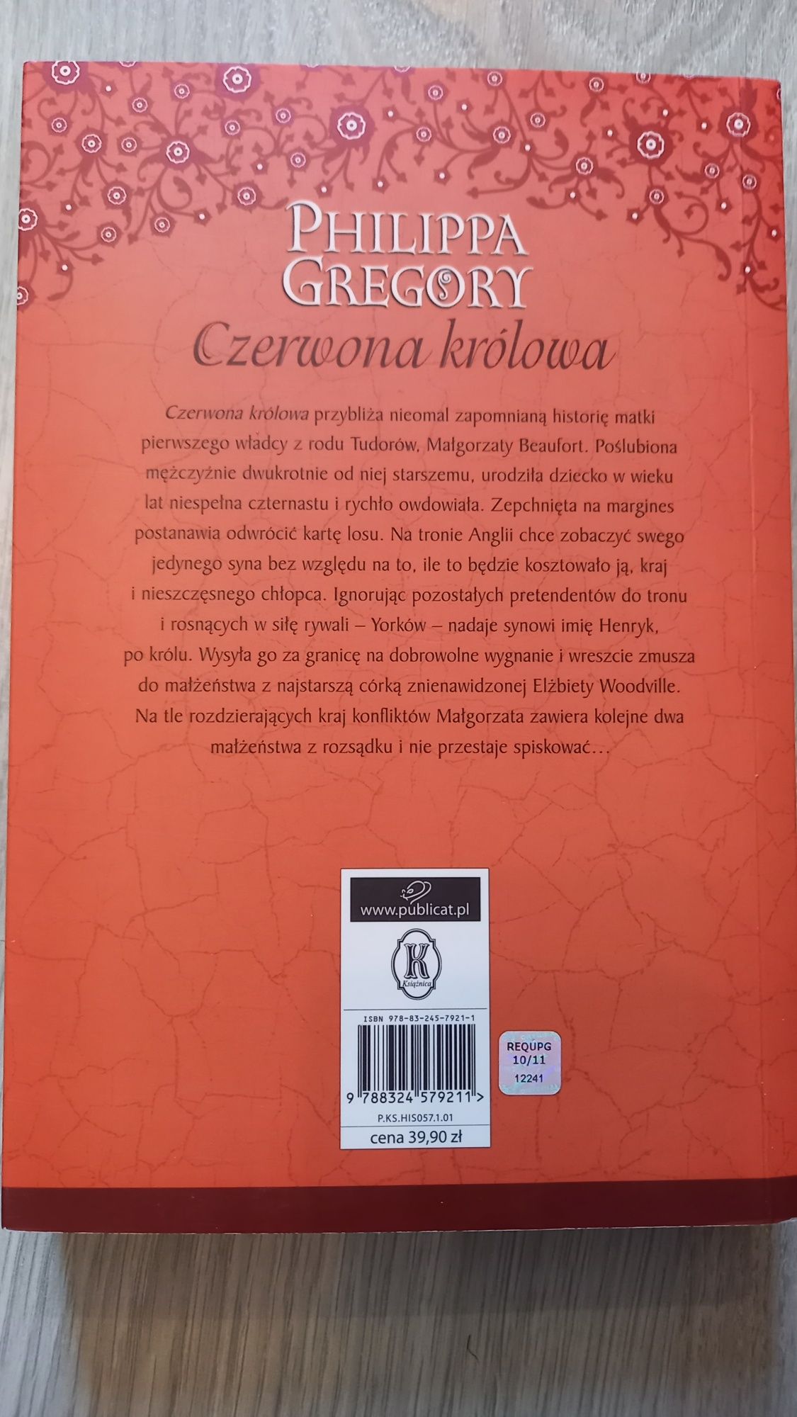 Philippa Gregory dwie królowe, czerwona królowa i biała królowaa