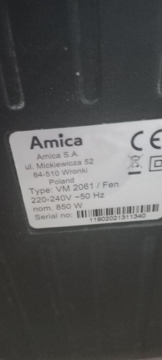 Odkurzacz Amika, używany,  sprawny. W dobrym stanie