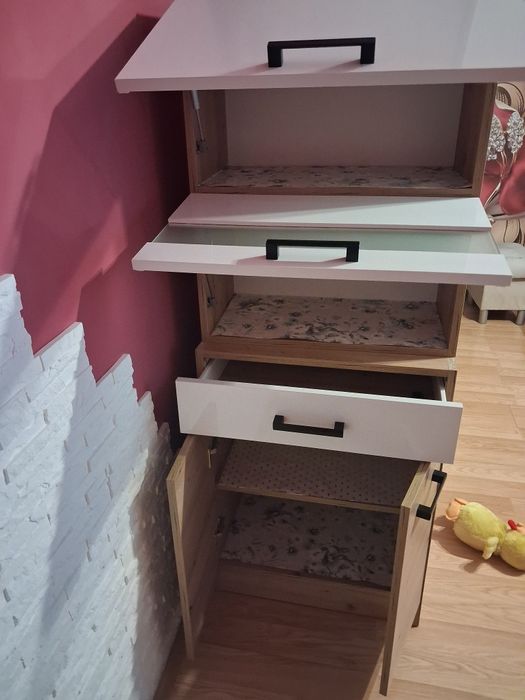 Szafka pod zlew 80 cm i szafka 60 cm góra dół