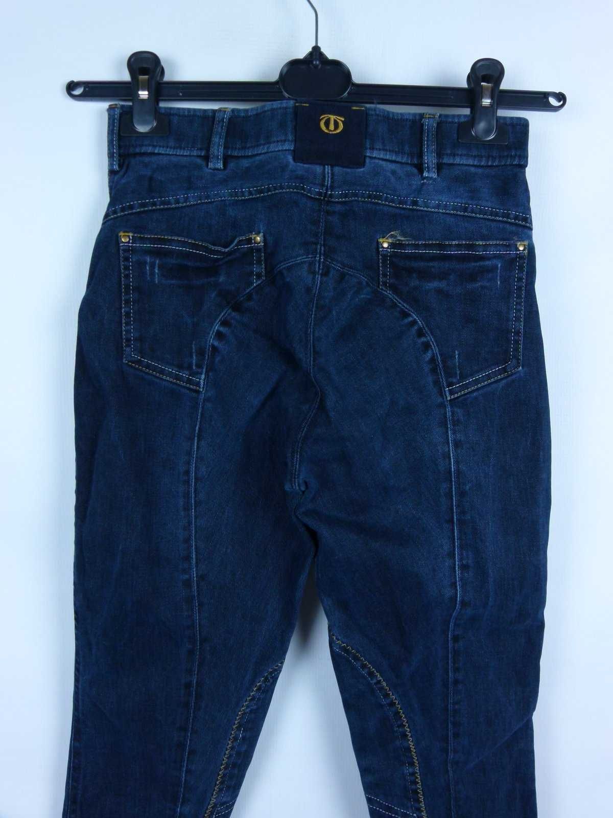 TOGG spodnie bryczesy jeans  / 26 - XS/S