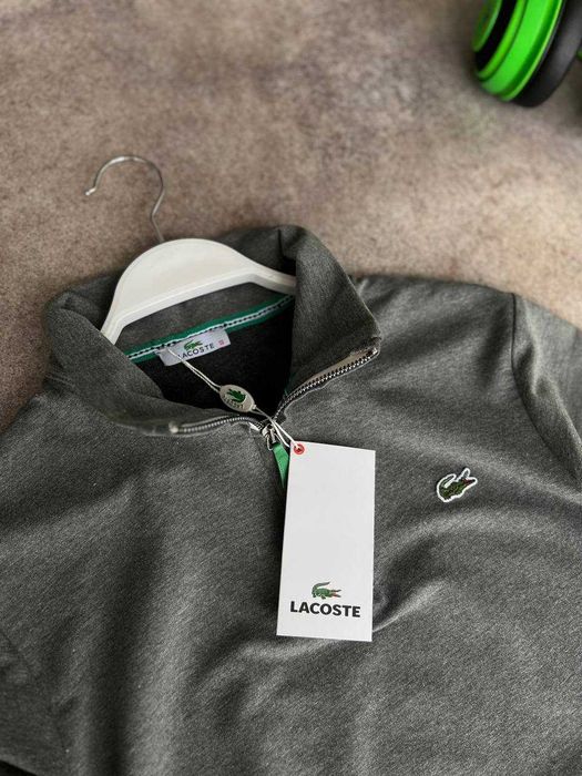 Світшот-поло Lacoste з біркою та qr-code i57/73-9