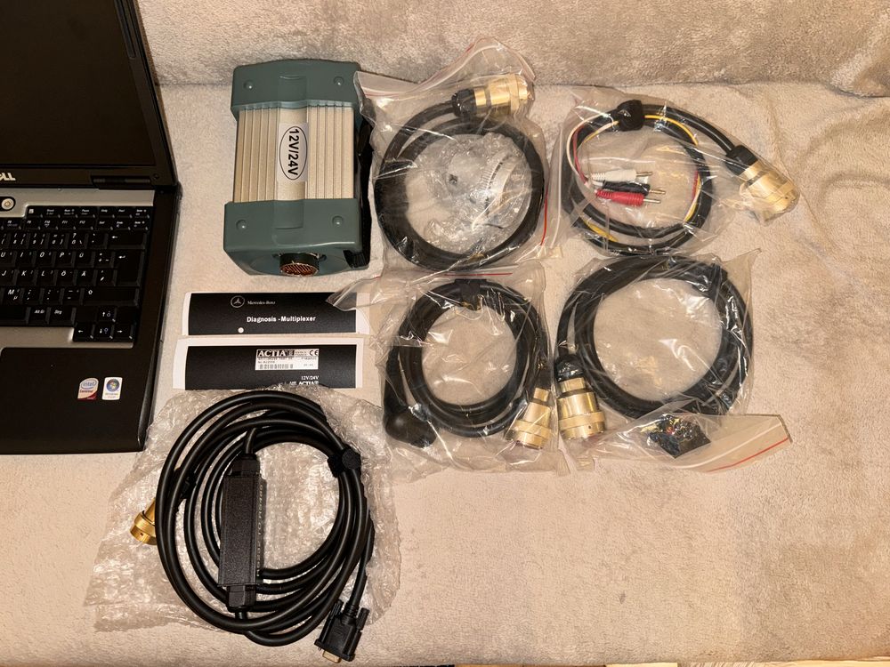 Profesjonalny skaner STAR C3 diagnosis Mercedes z laptopem Xentry
