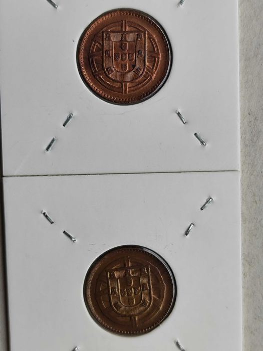Lote de 11 moedas da República Portuguesa - escudos