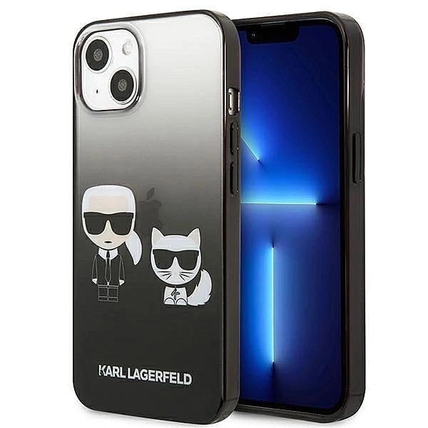 Etui Karl Lagerfeld Gradient Ikonik Karl&Choupette na iPhone 13 mini -