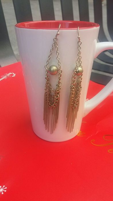 Kolczyki wiszące łańcuszki Tatuum