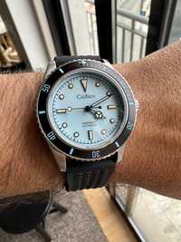 Relógio Automático (c/movimento Seiko) Diver Azul Tiffany